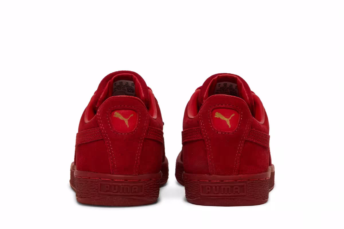 Puma Suede Classic Jr Mono Gold - Barbados Cherry, view 7