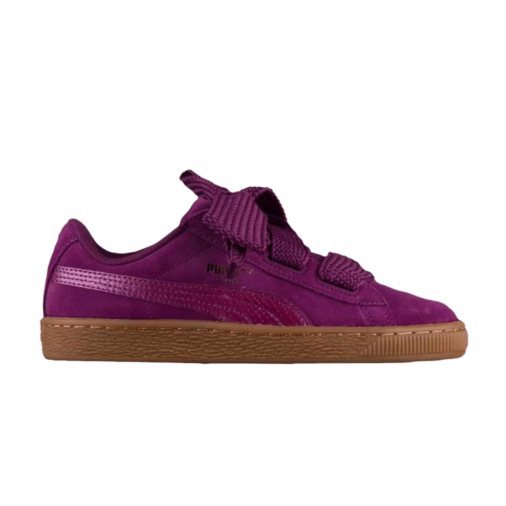 Puma Suede Heart SNK Jr Dark Purple