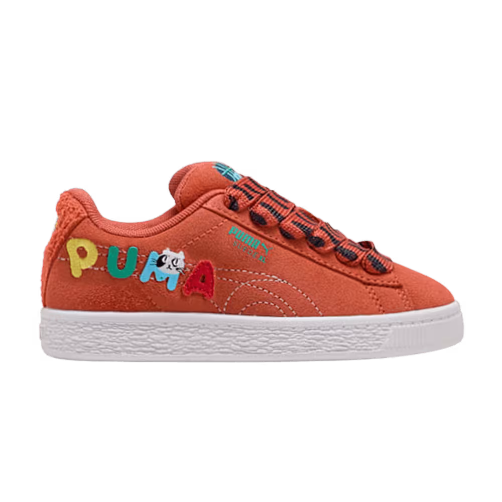Puma Suede Xl Sporty Cats PS Amarena White