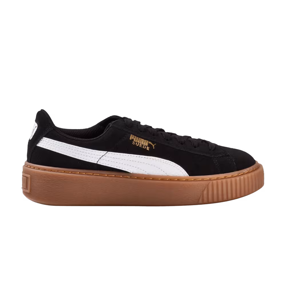 Puma Suede Platform Jr Snake - Black Gum