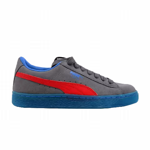 Puma Suede LFS Iced Jr 'Steel Grey Red'