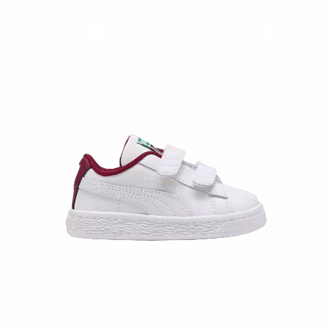 Puma Suede Toddler 'White Team Regal Red'