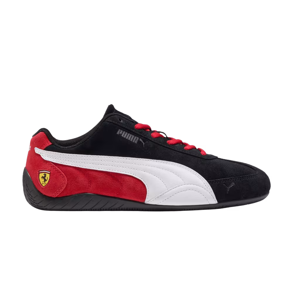 Scuderia Ferrari x Puma Speedcat Black White Rosso Corsa