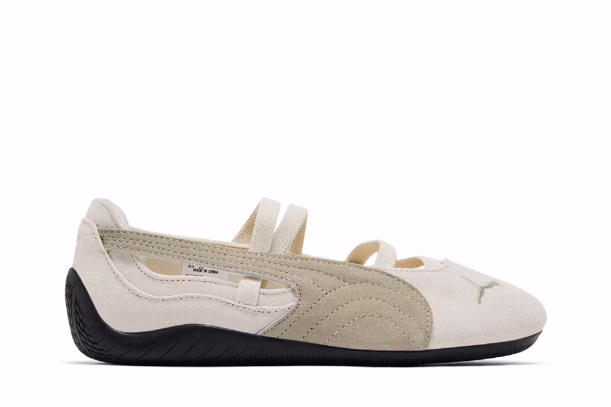 Puma Women's Speedcat Ballet Alpine Snow Black, view 2