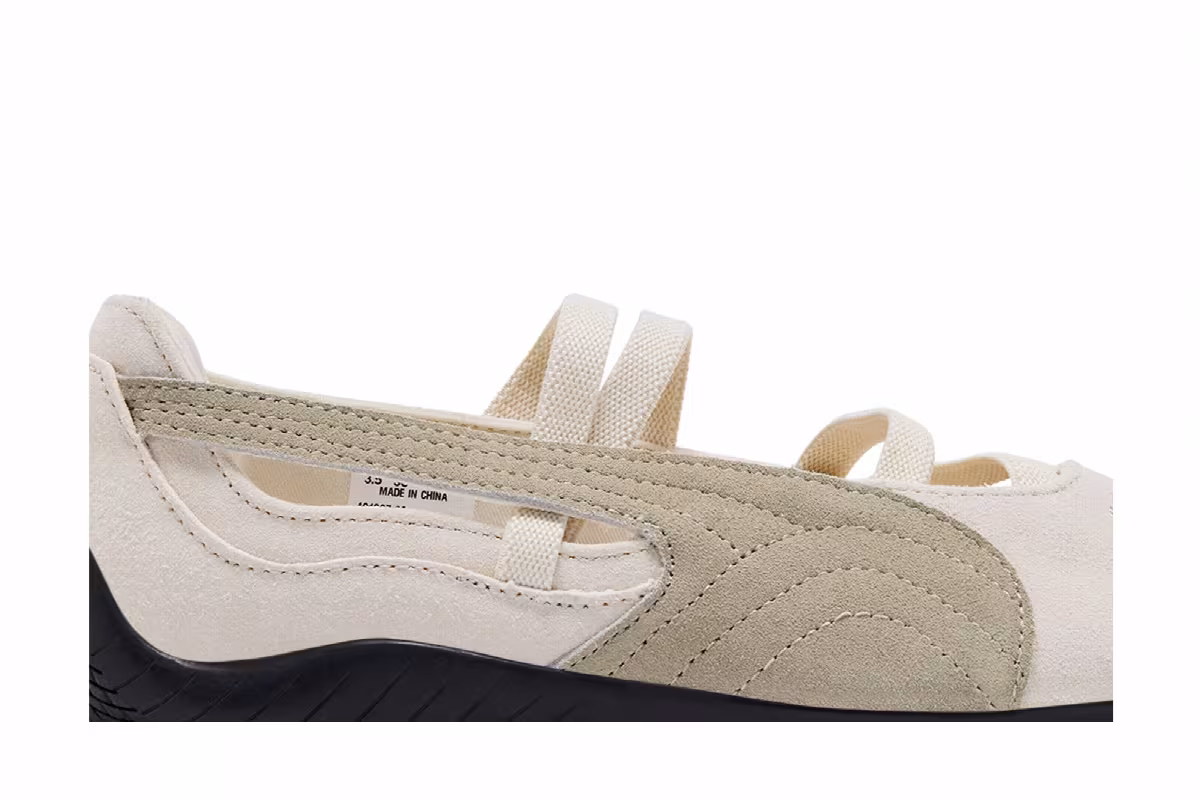 Puma Women's Speedcat Ballet Alpine Snow Black, view 3