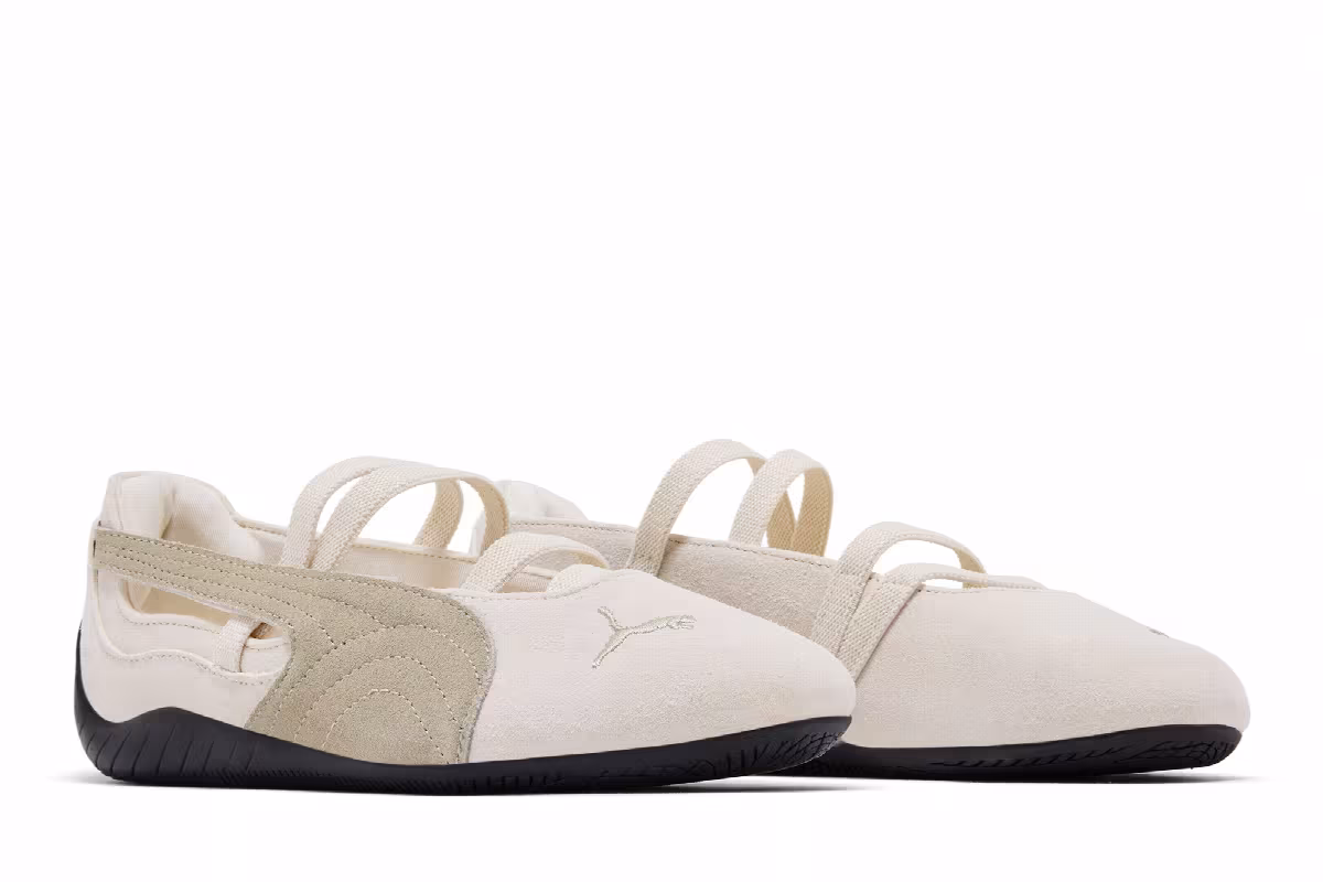 Puma Women's Speedcat Ballet Alpine Snow Black, view 9