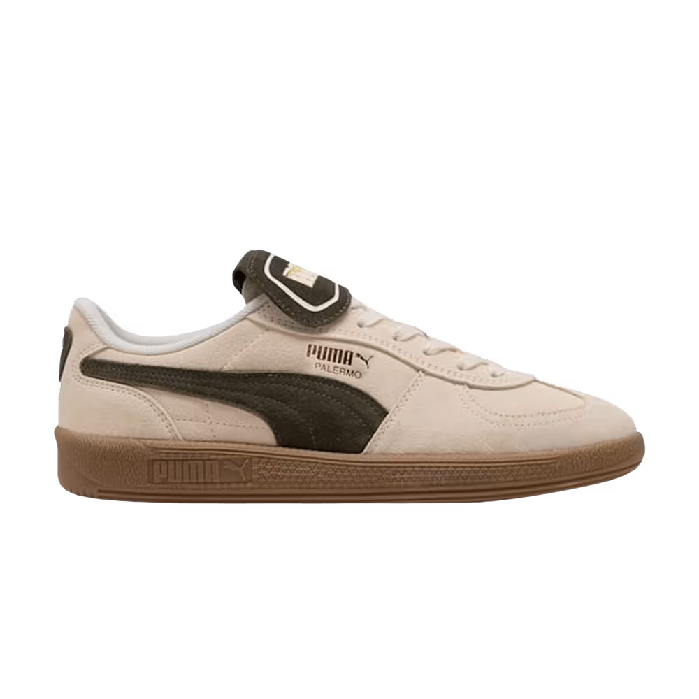 Puma Palermo Premium Suede Alpine Snow Dark Olive
