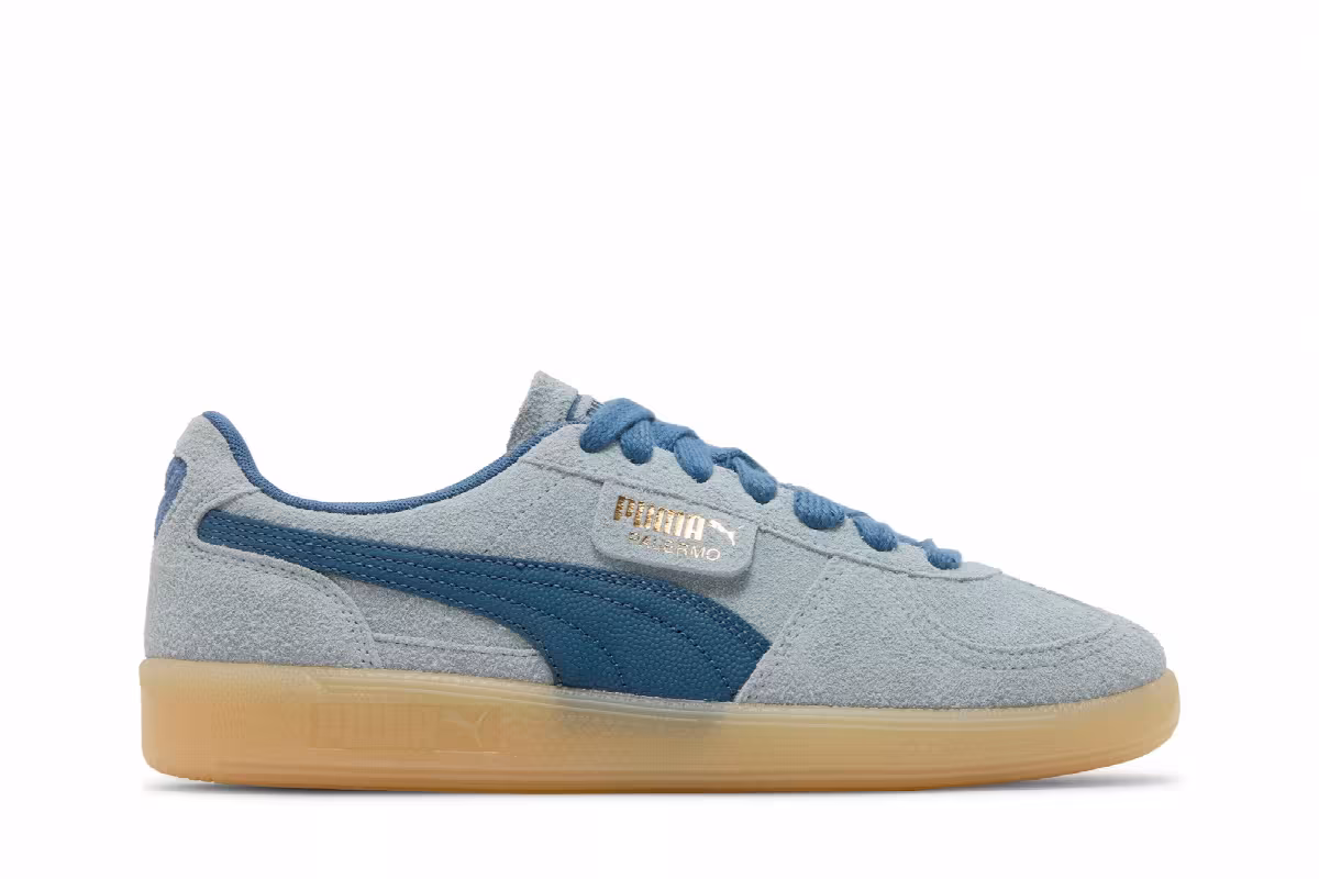Puma Palermo Hairy Suede - Frosted Dew Blue Horizon, view 2
