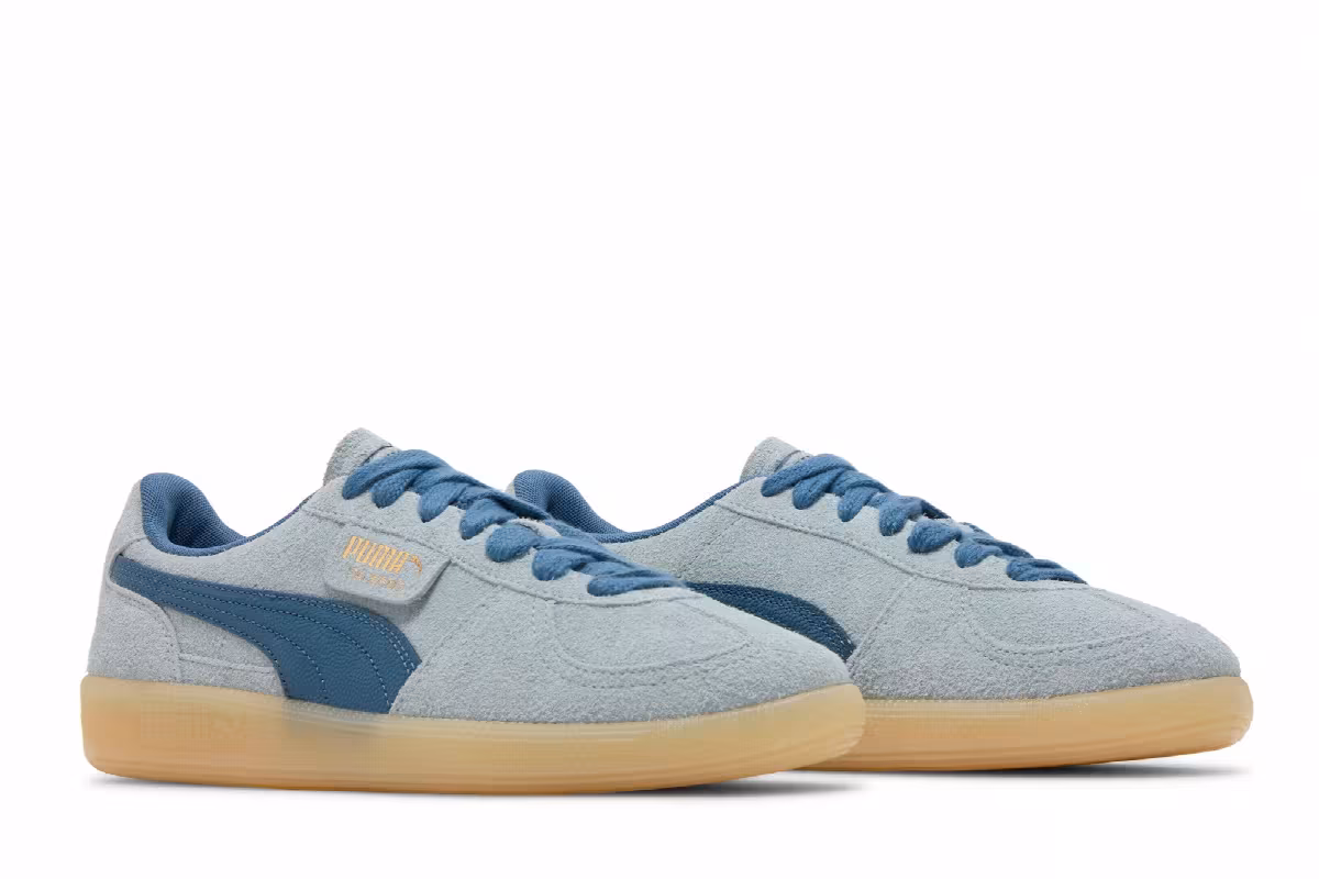 Puma Palermo Hairy Suede - Frosted Dew Blue Horizon, view 9
