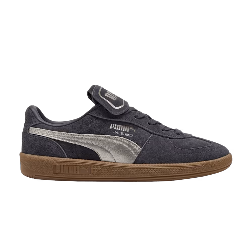 Puma Palermo Premium Metallic Dusky Gray Gum
