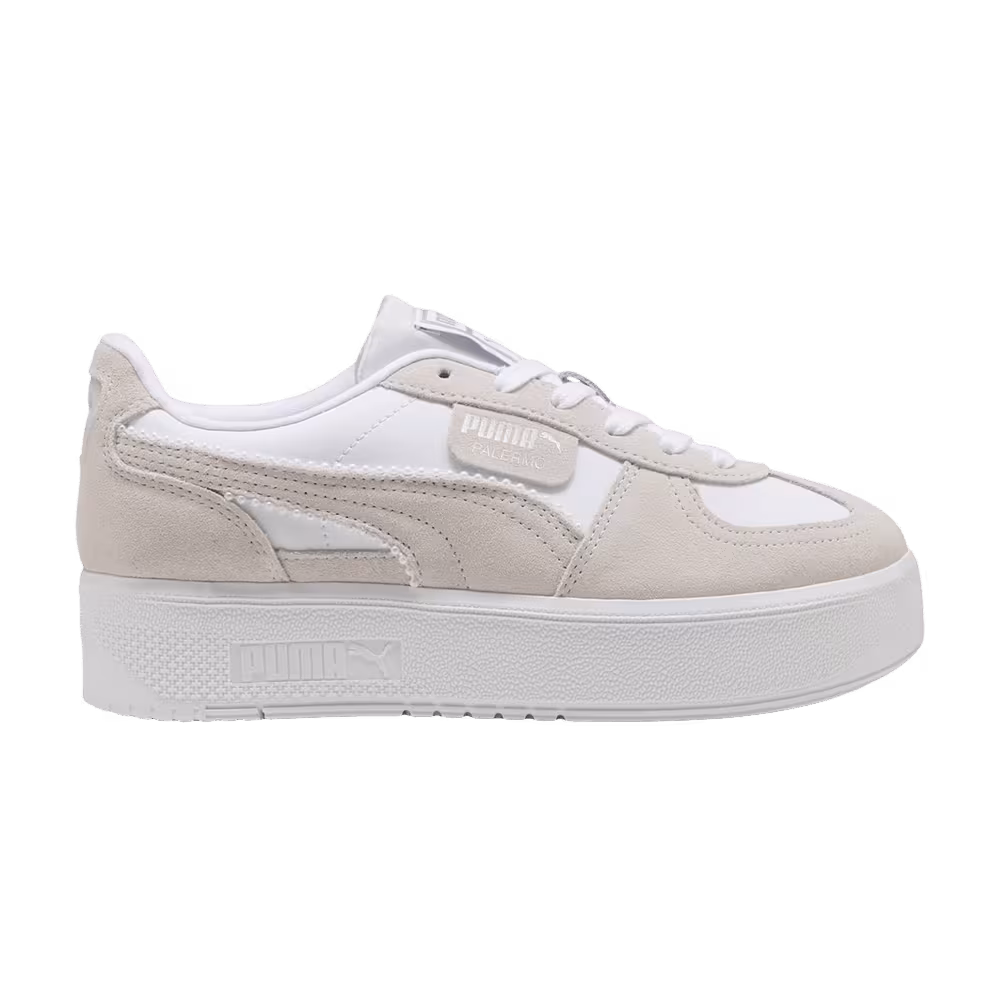 Puma Women's Palermo Elevata Winter Bliss White Feather Gray