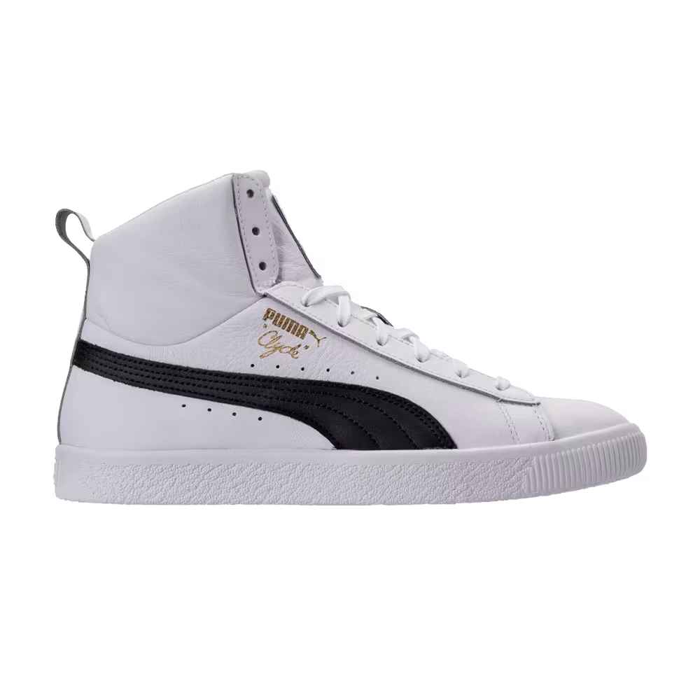 Puma Clyde Mid Core Foil White