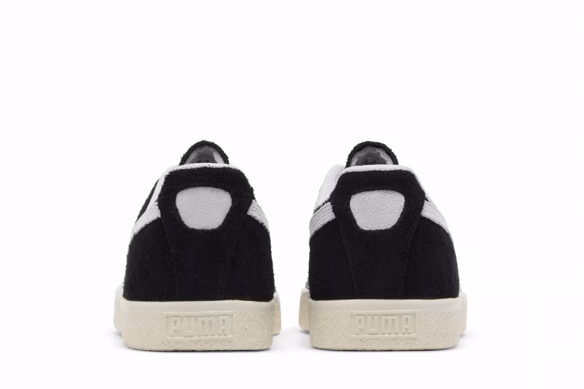 Puma Clyde Hairy Suede - Black, view 7