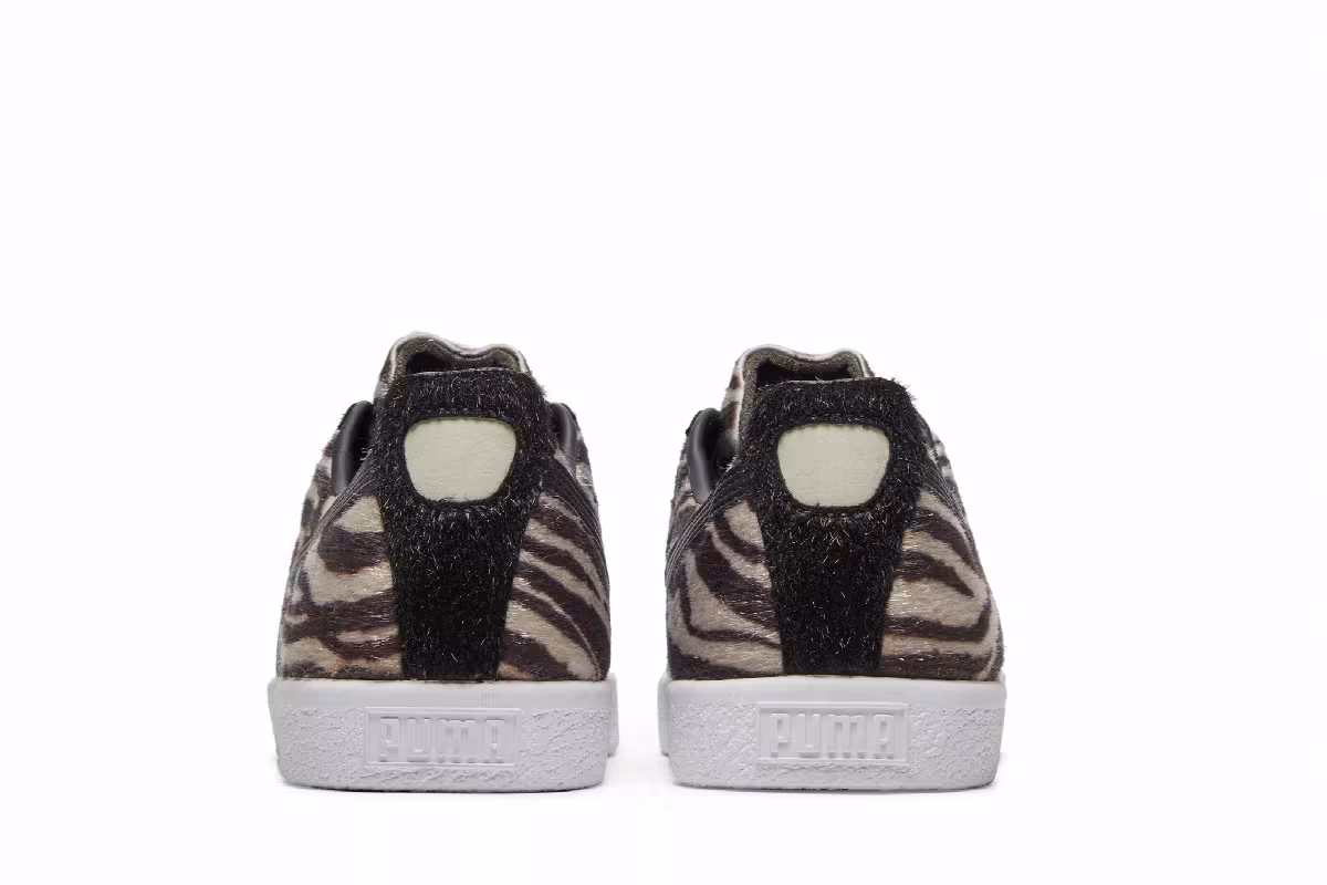 Puma Clyde Suits Zebra, view 7