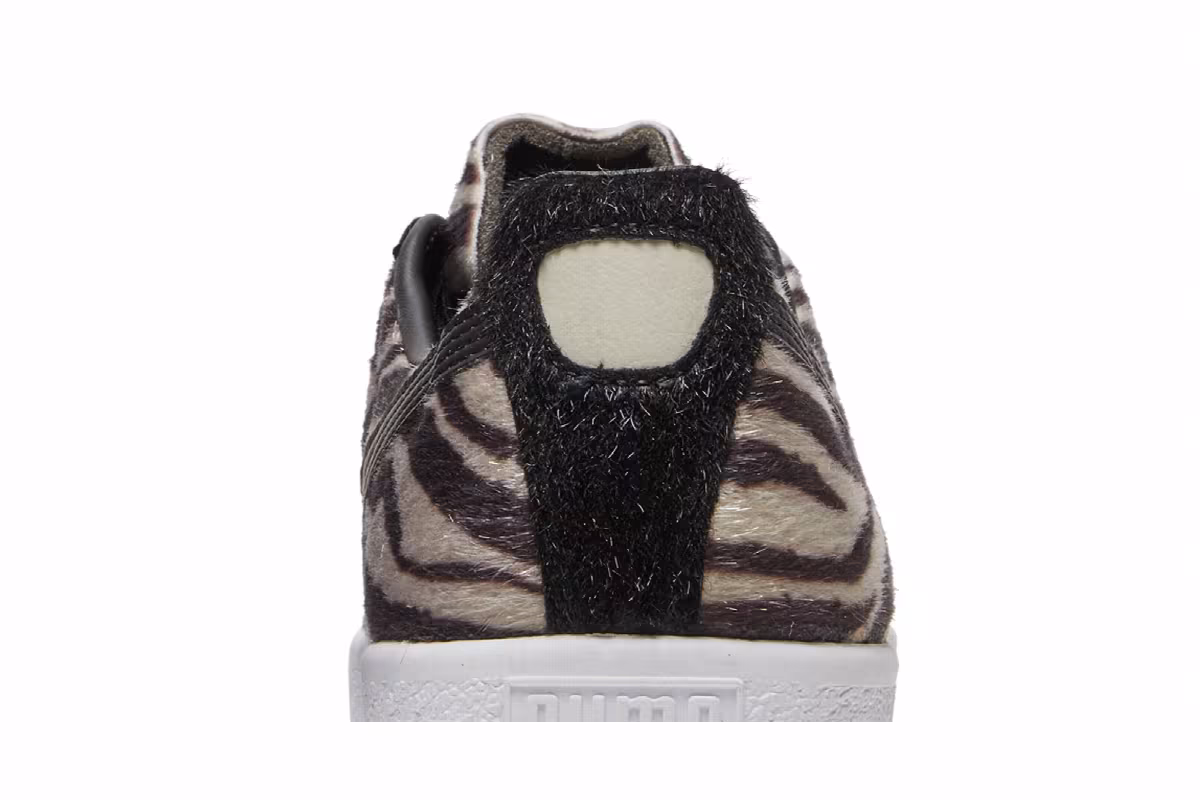 Puma Clyde Suits Zebra, view 8