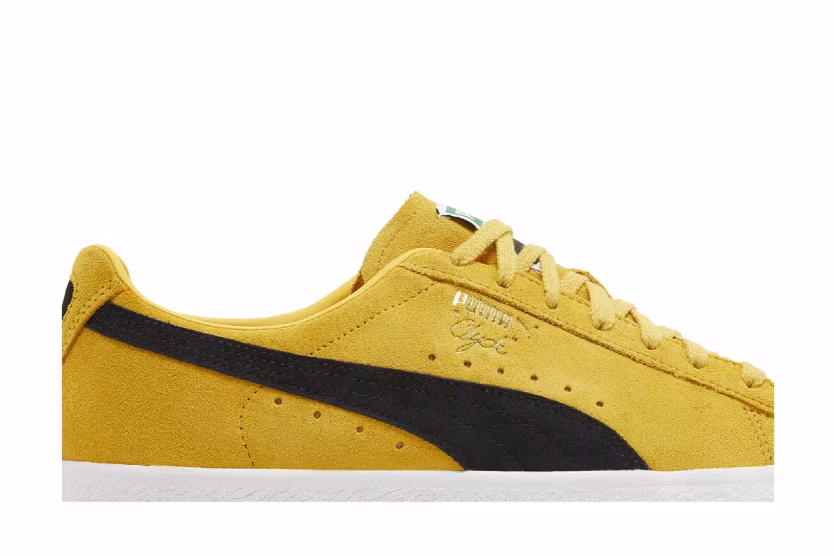 Puma Clyde OG Yellow Black, view 3