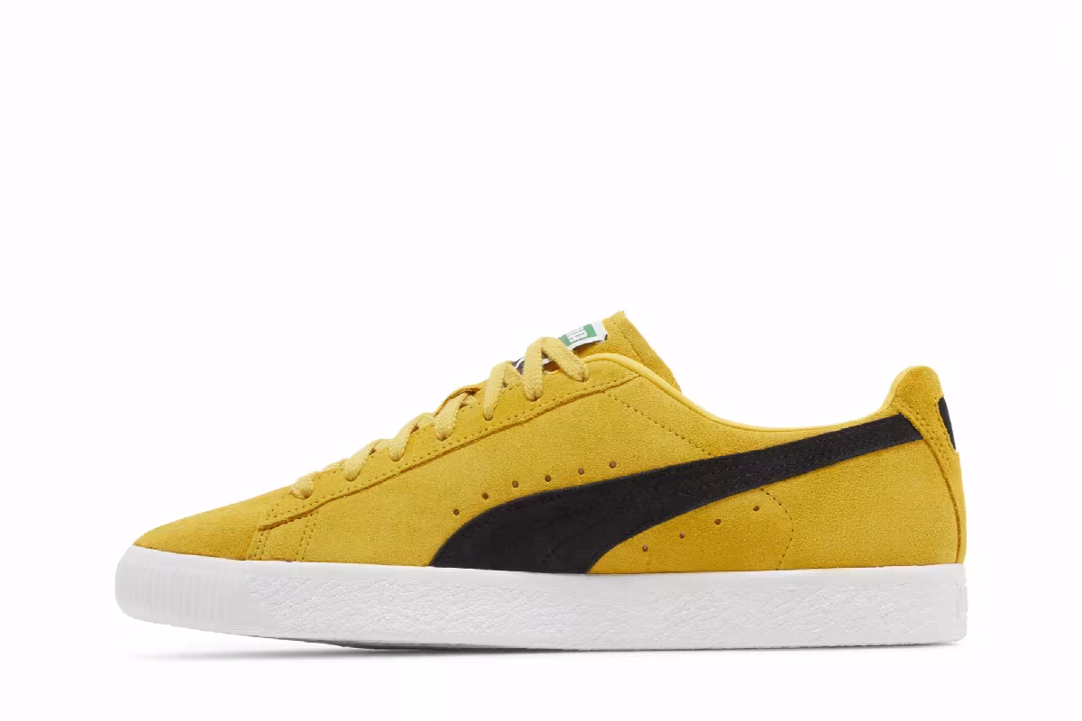 Puma Clyde OG Yellow Black, view 4