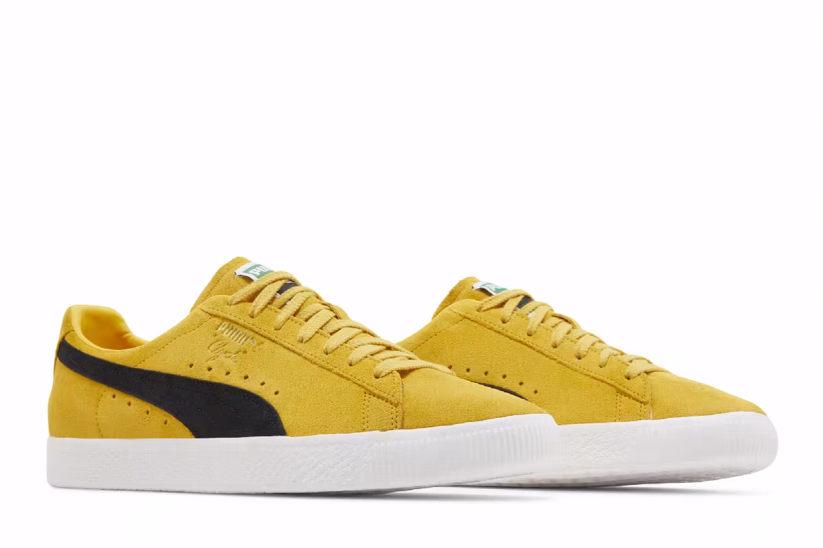 Puma Clyde OG Yellow Black, view 9