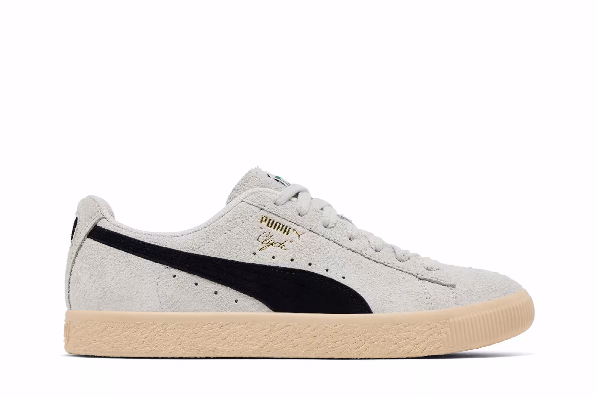 Puma Clyde Hairy Suede - Sedate Grey, view 2