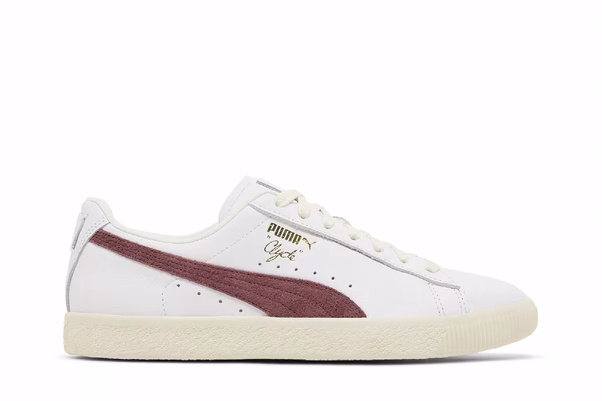 Puma Clyde Base White Wood Violet, view 2