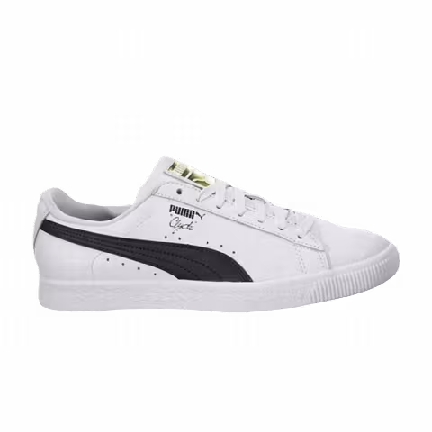 Puma Clyde Core L Foil Jr 'White Black'