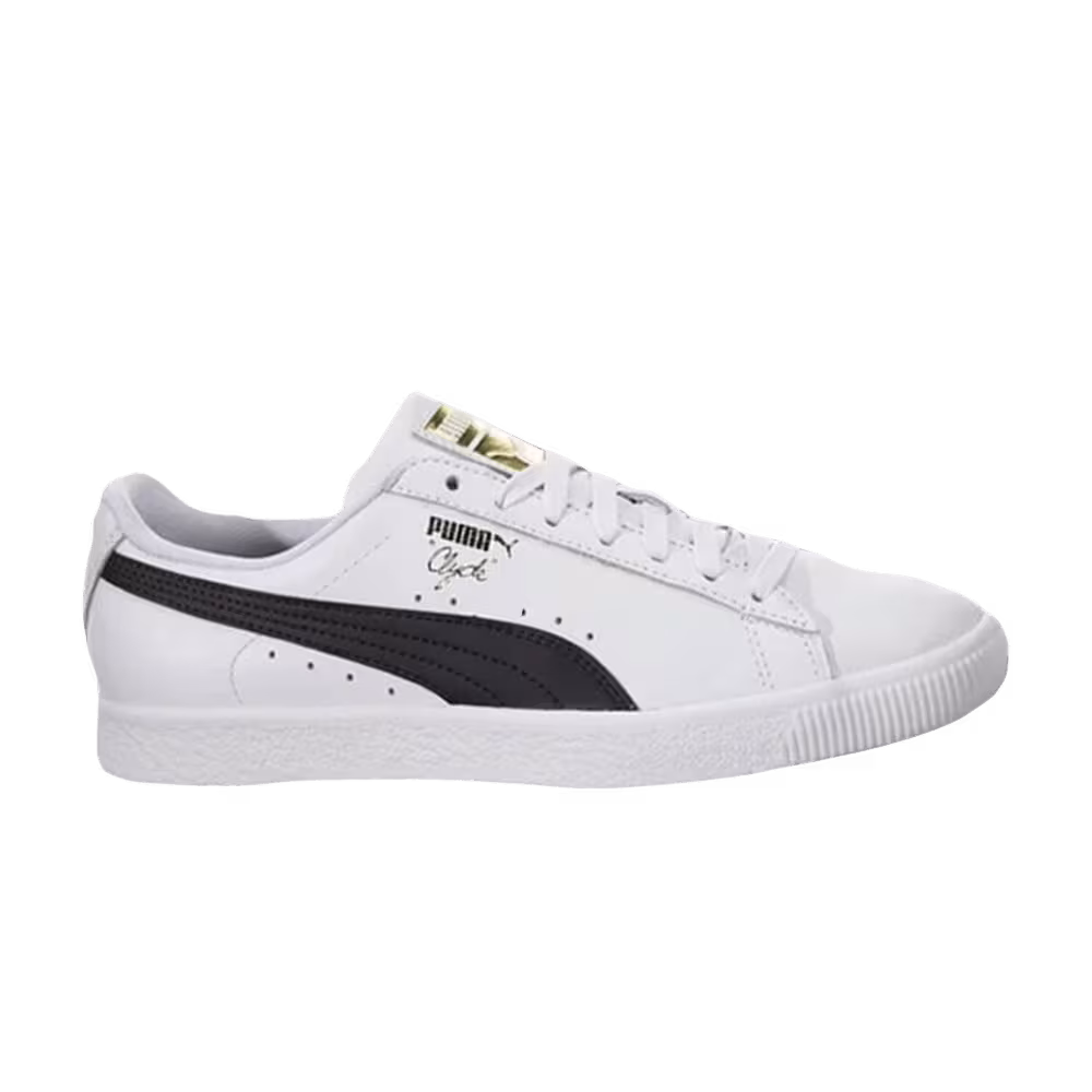 Puma Clyde Core L Foil Jr White Black