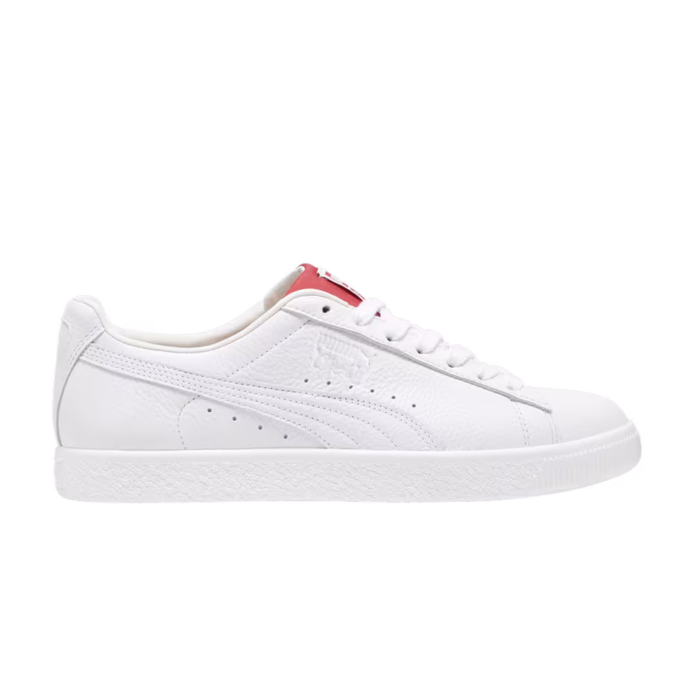 Puma Clyde Varsity 2 White Club Red