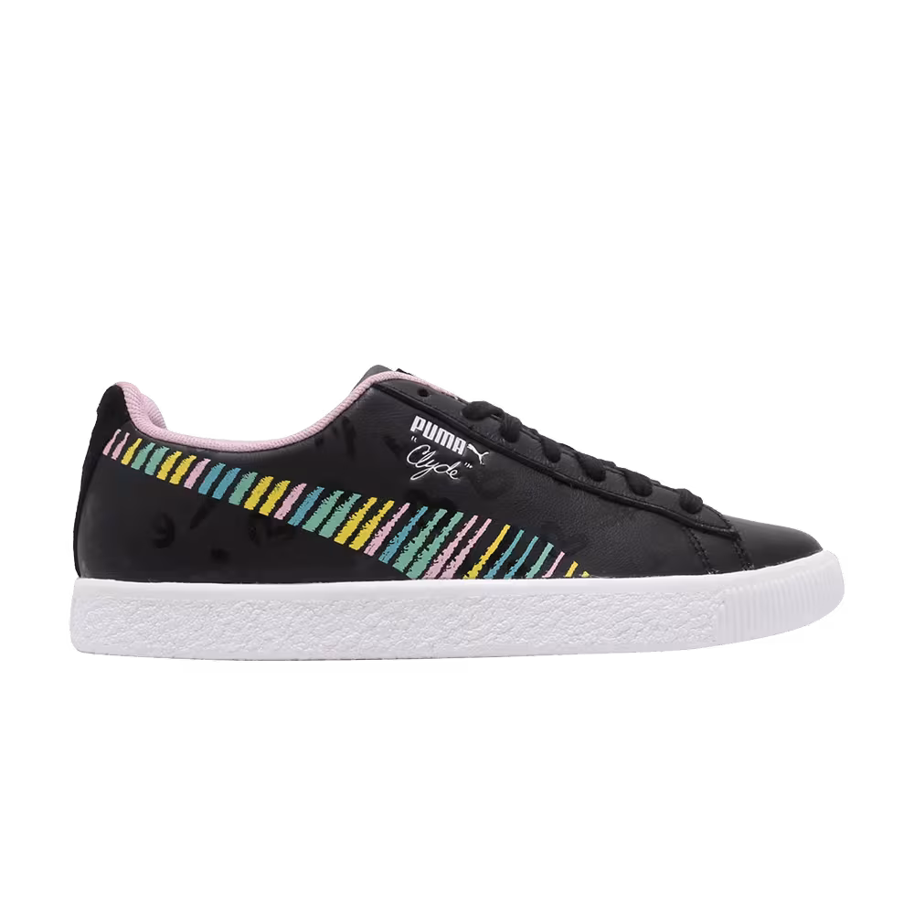 Bradley Theodore x Puma Clyde Black Prism Pink