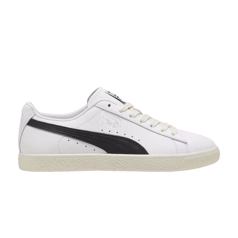 Puma Clyde Leather White Black