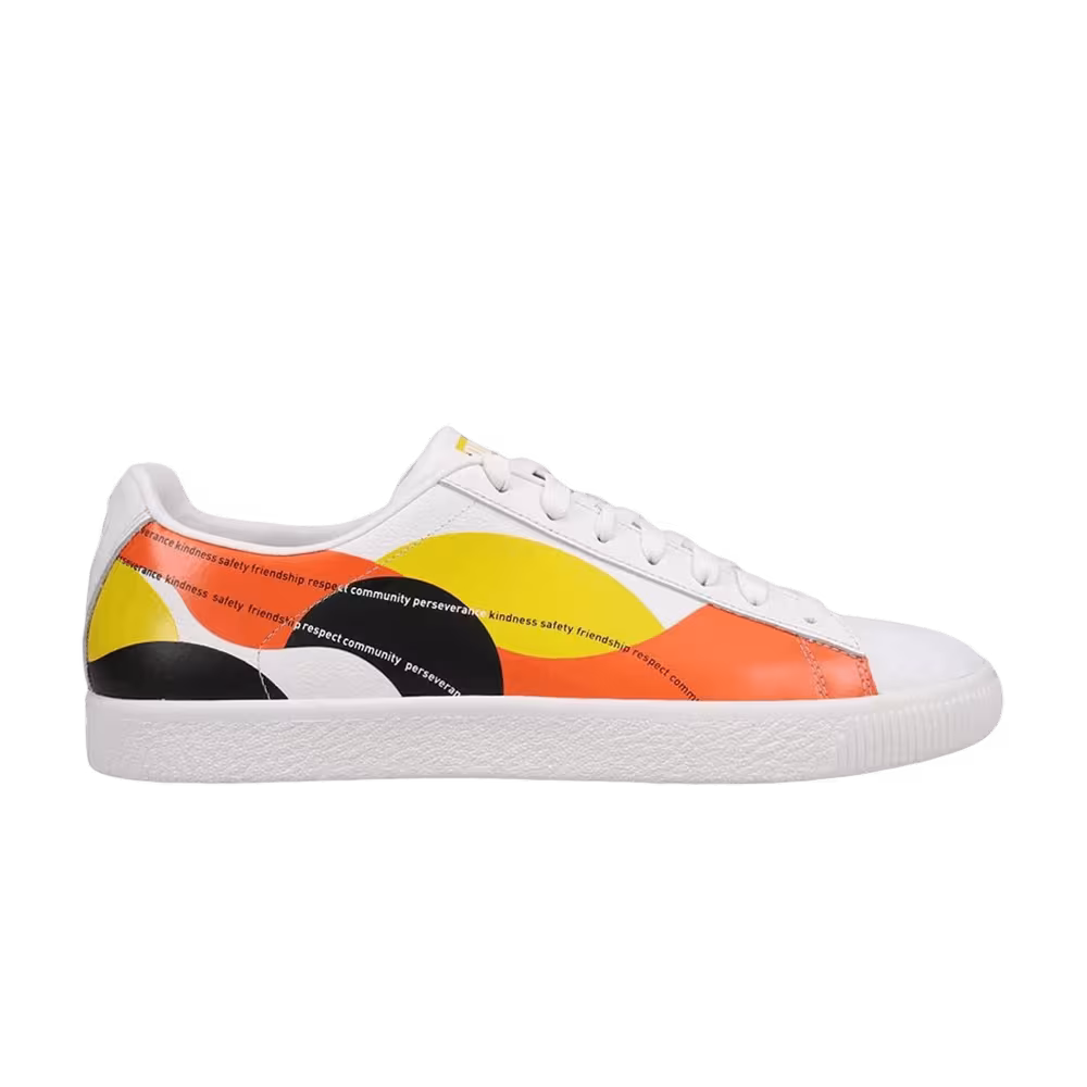 Puma Clyde 59th Street White Orange