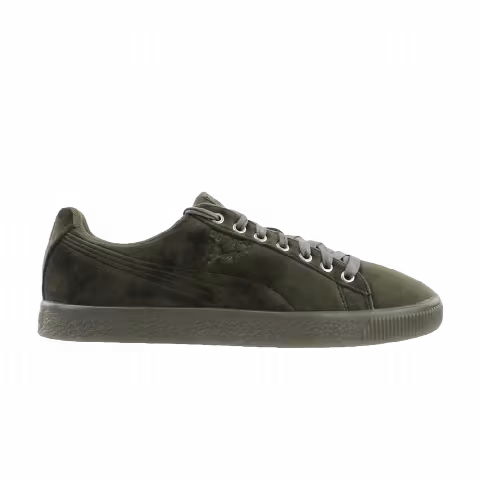 Puma Clyde Velour Ice 'Olive Night'