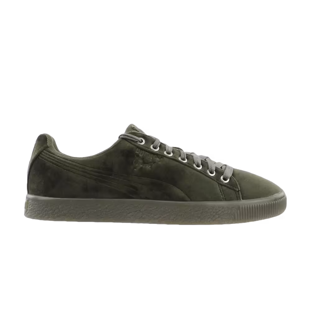 Puma Clyde Velour Ice Olive Night