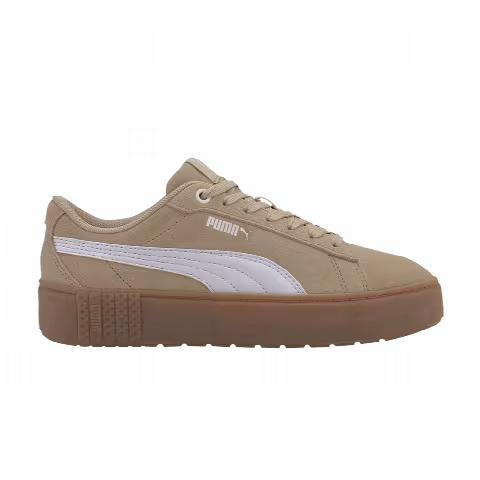 Puma Wmns Smash Platform V2 Suede 'Pale Khaki'