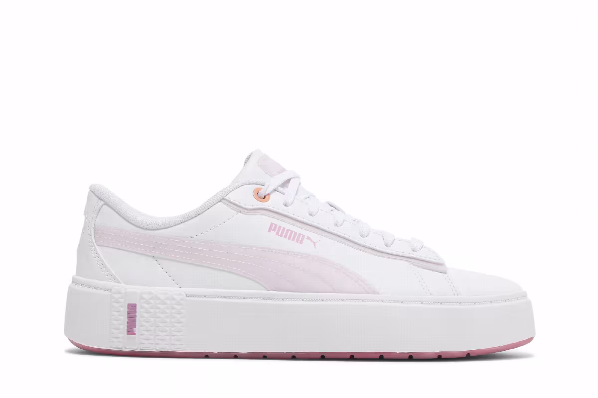 Puma Women's Smash Platform V2 Candy - White Lavender Fog, view 2