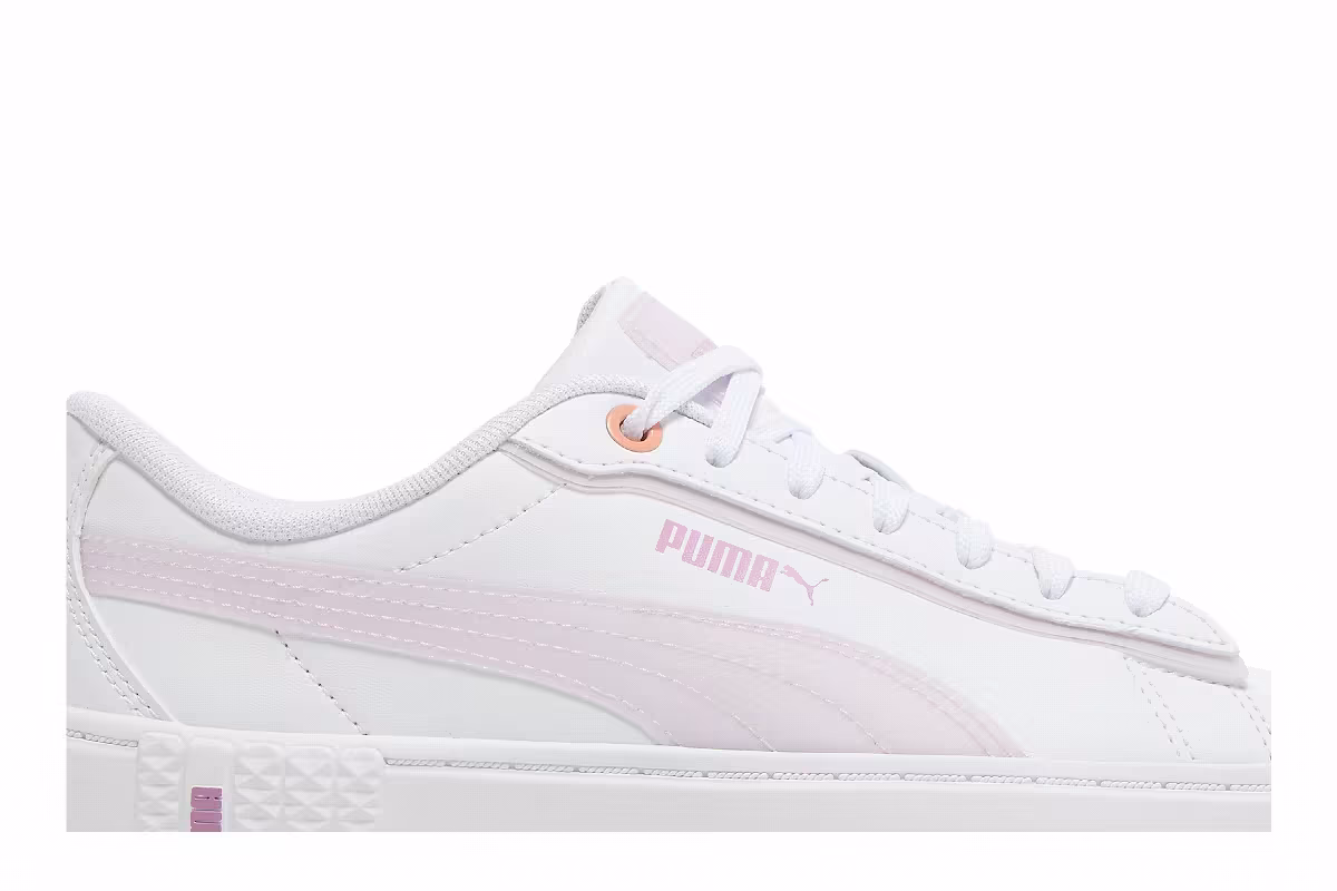 Puma Women's Smash Platform V2 Candy - White Lavender Fog, view 3