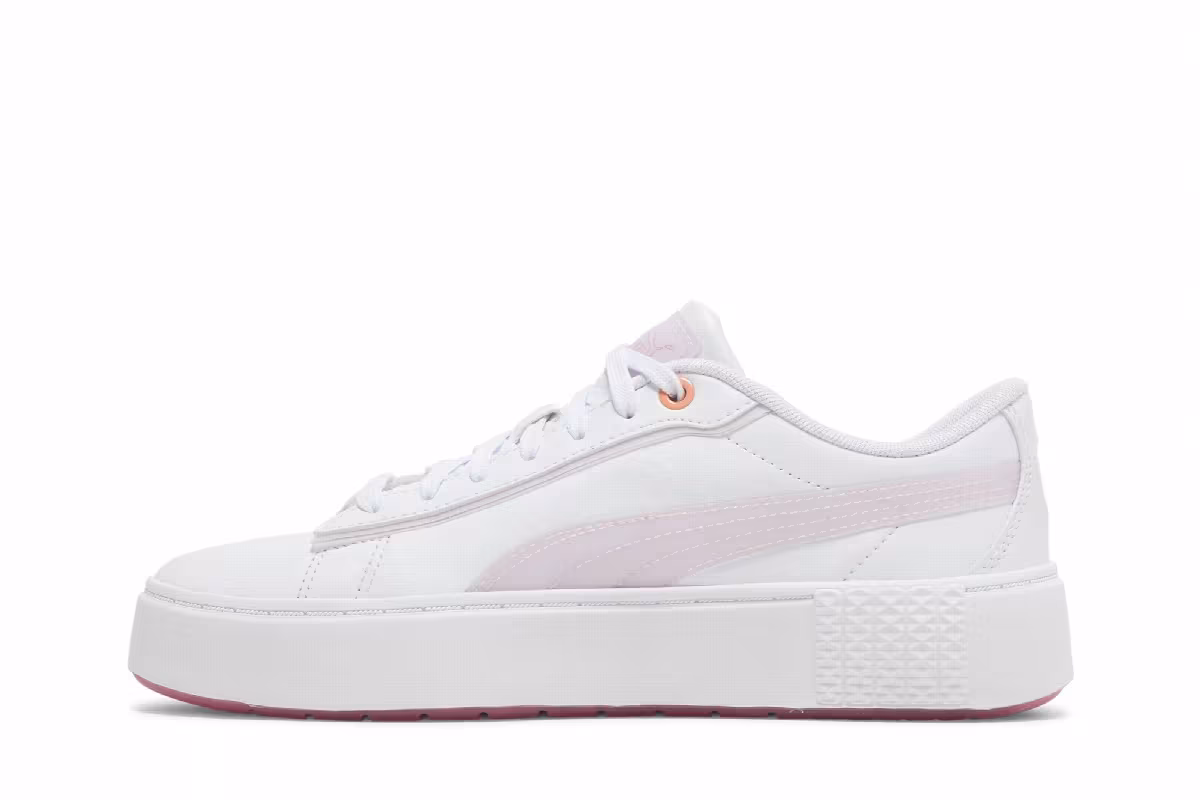 Puma Women's Smash Platform V2 Candy - White Lavender Fog, view 4