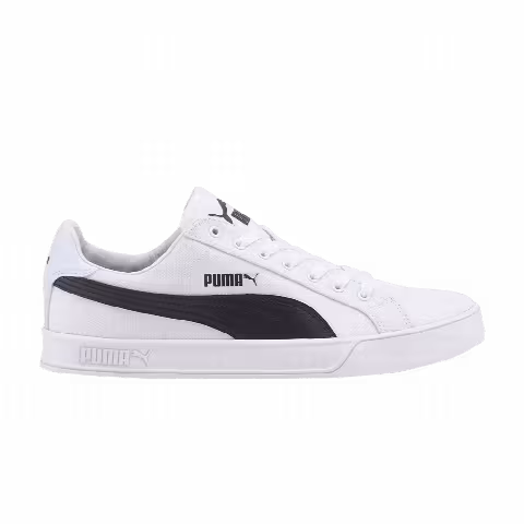Puma Smash Vulc Canvas 'White Black'