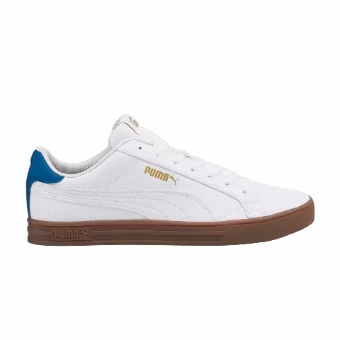 Puma Smash Vulc V3 Lo 'White Mykonos Blue Gum'