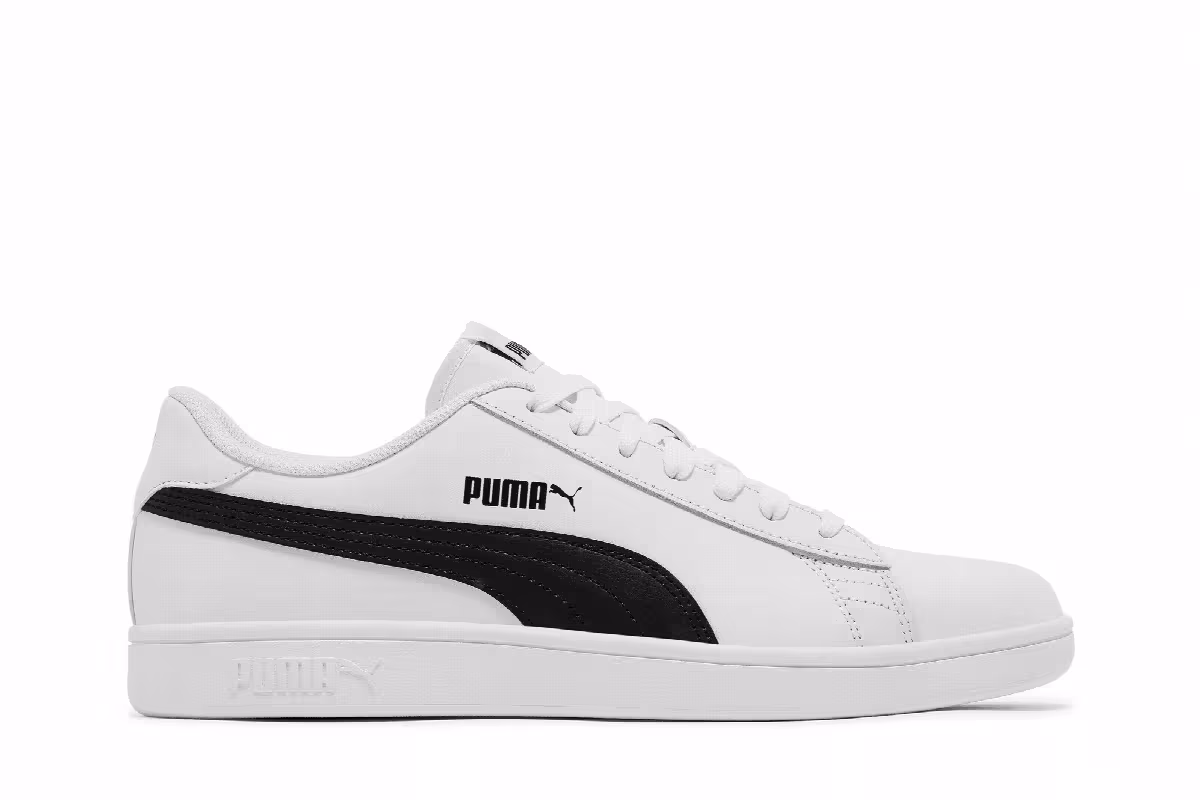 Puma Smash V2 White Black, view 2