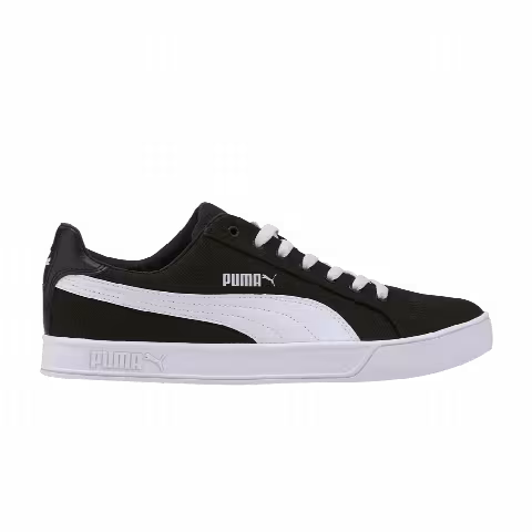 Puma Smash Vulc Canvas 'Black White'