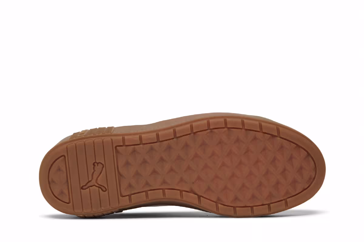 Puma Women's Smash Platform v2 Suede Black Gum, view 5