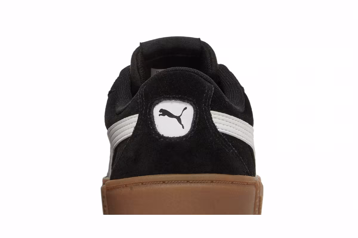 Puma Women's Smash Platform v2 Suede Black Gum, view 8