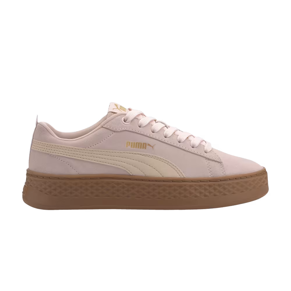 Puma Women's Smash Platform Suede Rosewater