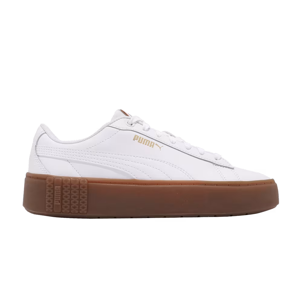 Puma Women's Smash Platform v2 White Gum