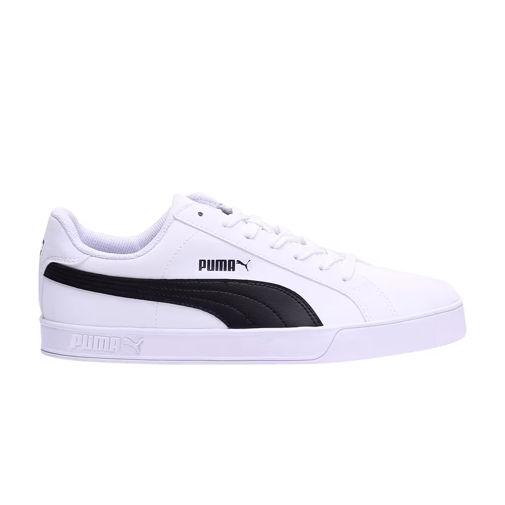 Puma Smash Vulc White Black