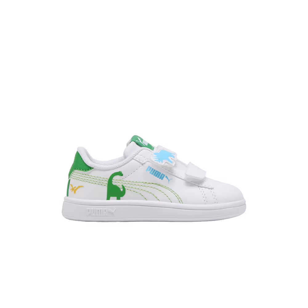 Puma Smash 3.0 Dino TD White Green Fruit