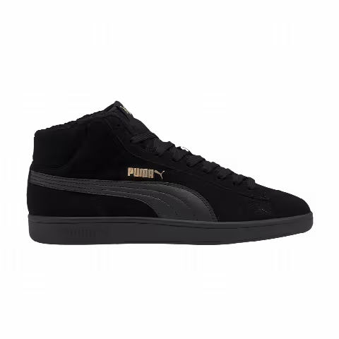 Puma Smash v2 Mid Winter 'Black Team Gold'