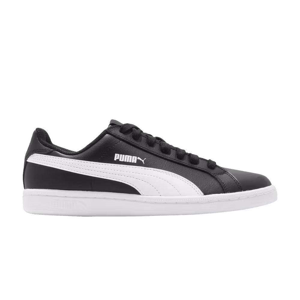 Puma Smash Leather Black White