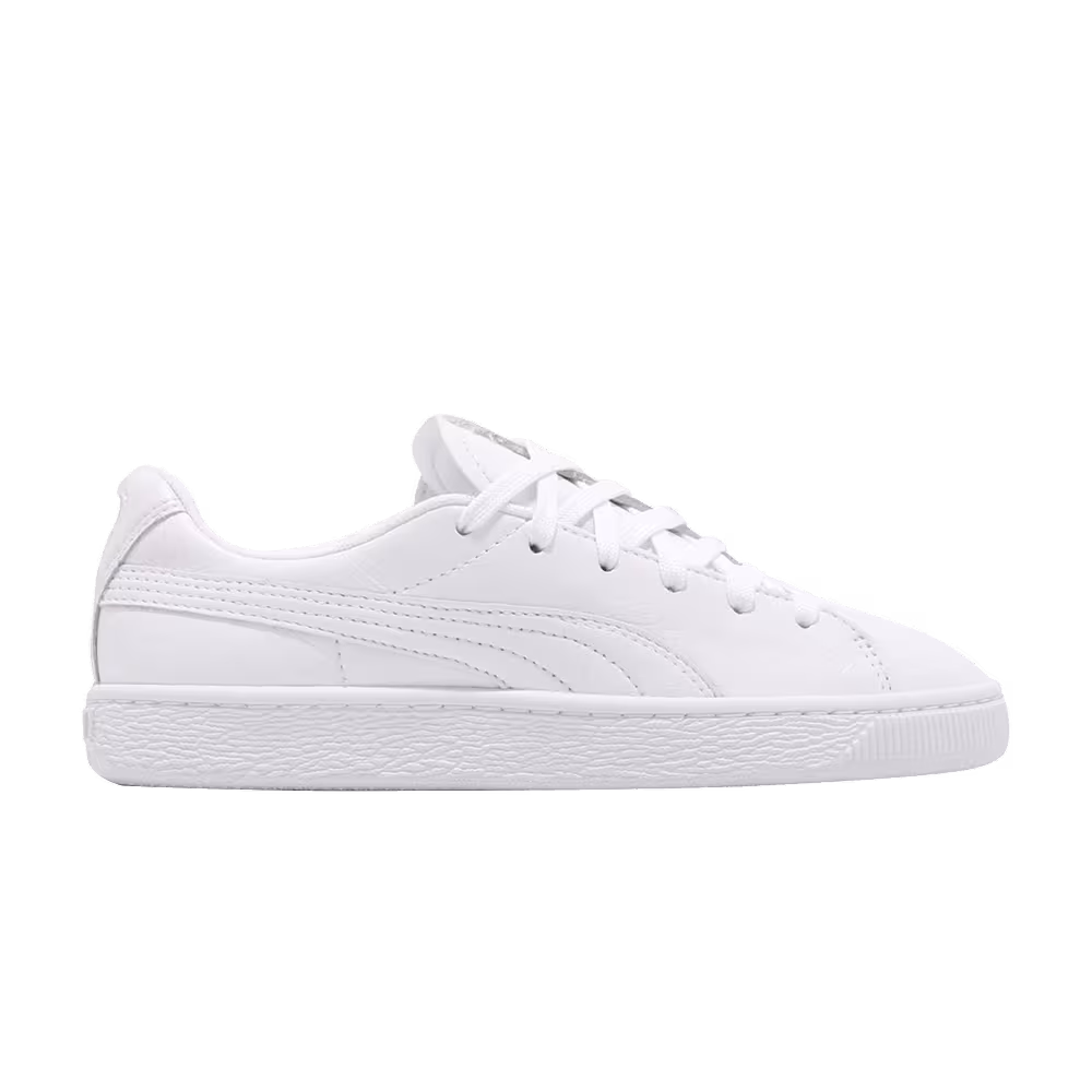 Puma Women's Basket Crush Emboss White