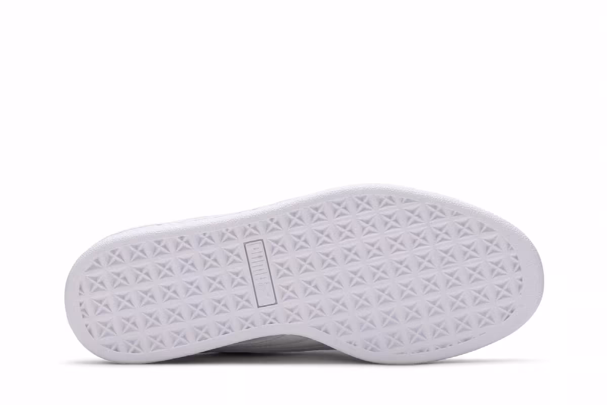 Puma Women's Basket Heart Patent White, view 5